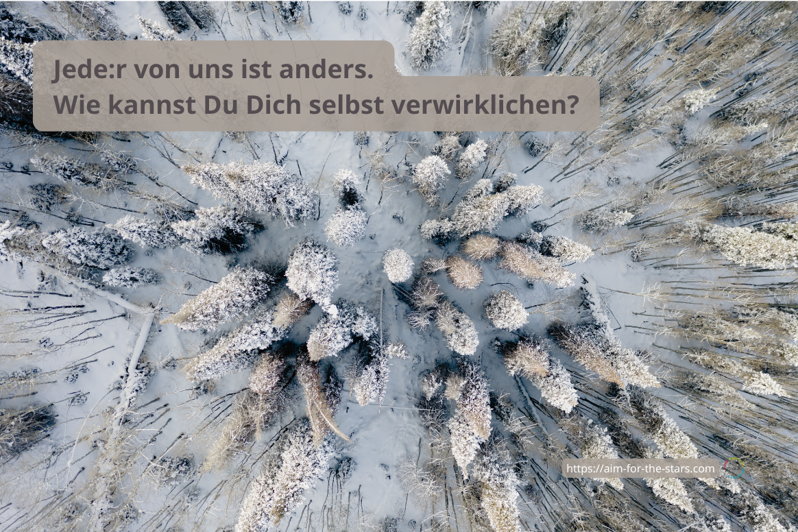 sich selbstverwirklichen - besuche unsere Website