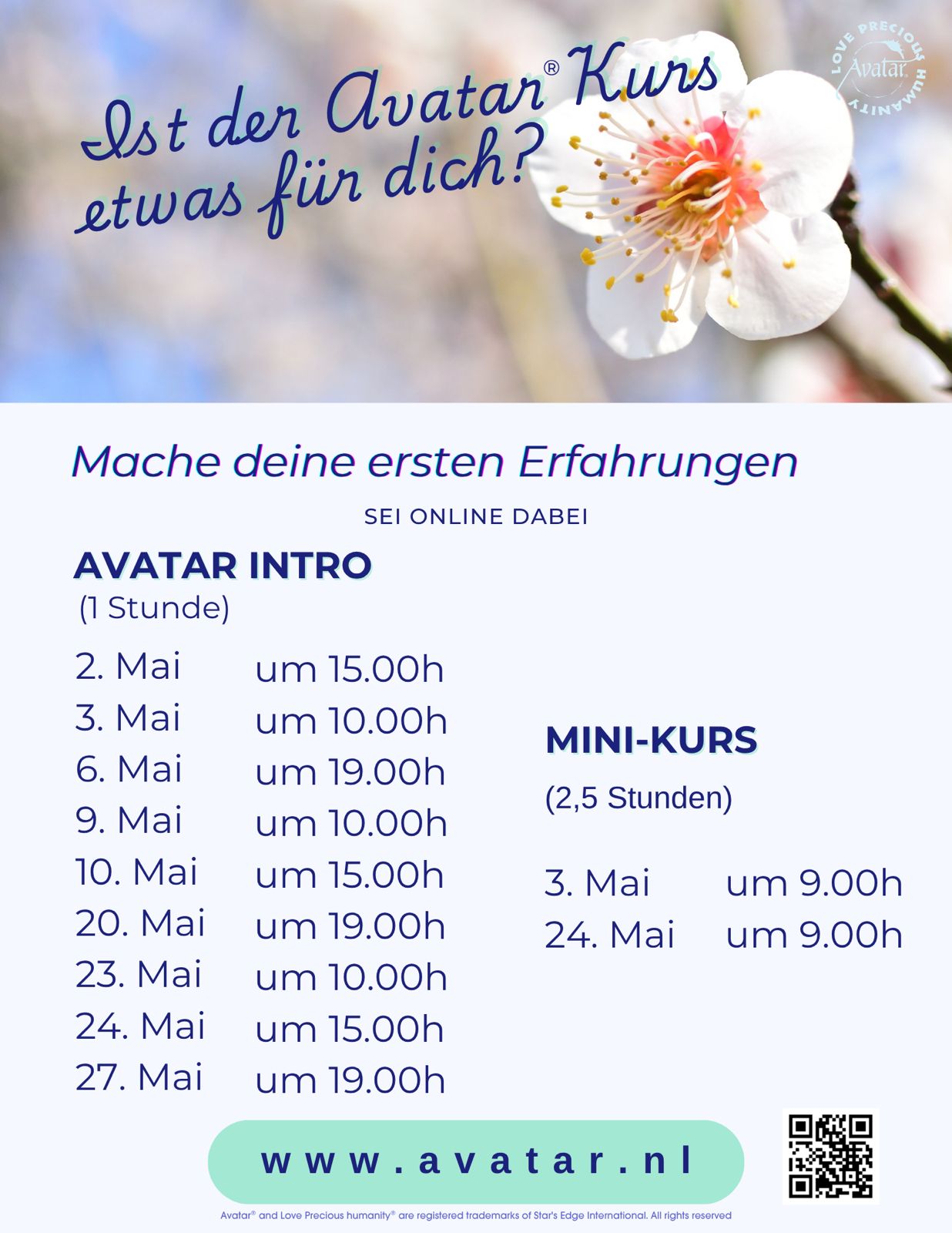 Avatar®-Kurs-Intro-Mai-2026